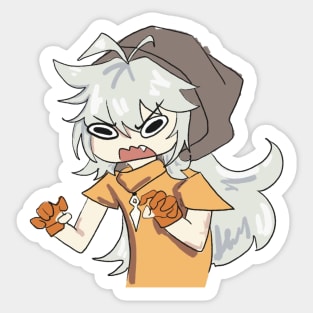 Angry Razor Sticker